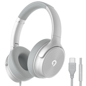 ADOOPE USB-C wired over-ear headphones with mic for clear calls and music