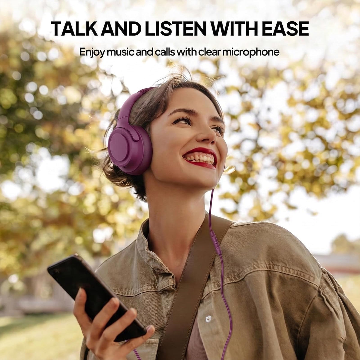 ADOOPE microphone and inline controls shown for easy call management