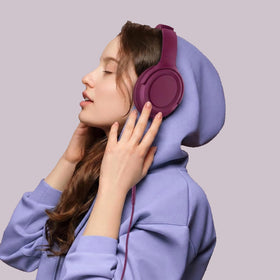 ADOOPE portable wired headphones suited for work and study