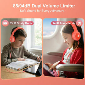 ADOOPE coral-red soft-peach design blends style and comfort