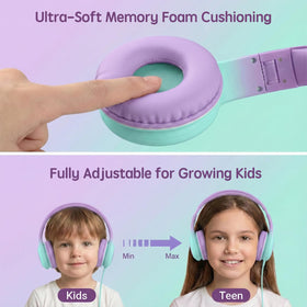 ADOOPE lavender earcups close-up highlights soft comfort
