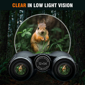 Adorrgon binoculars in use birdwatching, steady distant-detail benefit