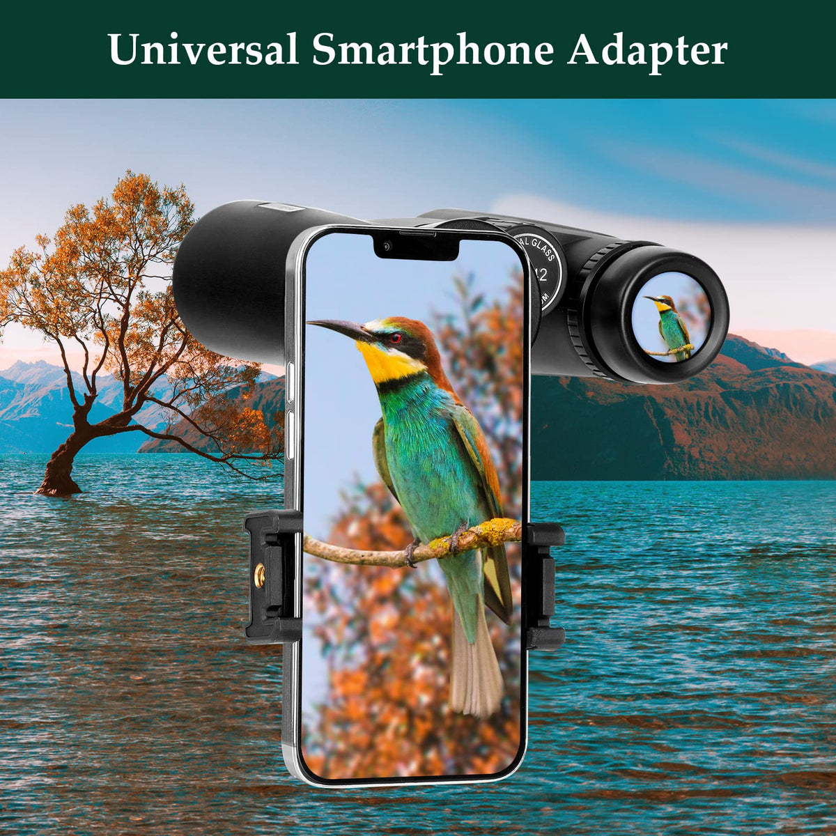 Adorrgon lens and BAK4 prism detail enhancing low-light visibility
