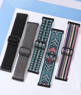 Adorve elastic nylon band Pack 5 colors lets you switch styles easily.