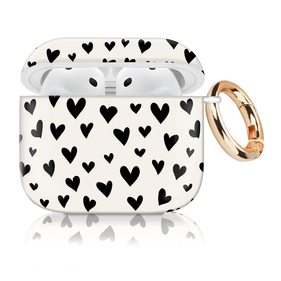 AEKVPL front view of cute heart case showing snug fit and protection