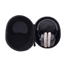 Aenllosi Beyerdynamic DT 770 case interior pocket ready for accessories.