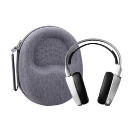 Aenllosi hard case exterior protects SteelSeries Arctis headset during travel.
