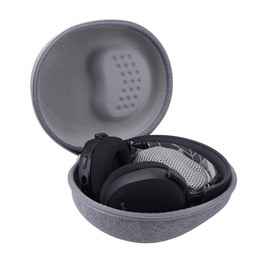 Aenllosi velvet-interior cushions your Arctis headset against bumps.