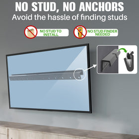 AENTGIU low-profile mount keeps TVs within 1 inch of the wall.