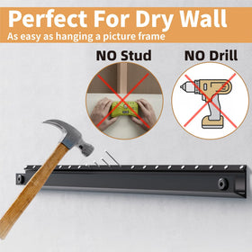 AENTGIU no-drill wall mount designed for renter-friendly installation