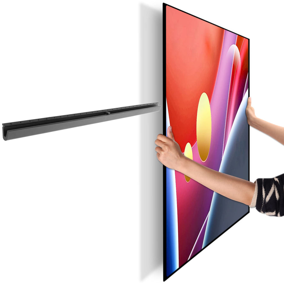 AENTGIU studless wall mount for 32–75 inch TVs, no studs required.