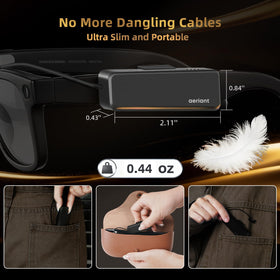 Ultra-light AERIANT power bank weighing 15.9g for extended Meta Glasses use