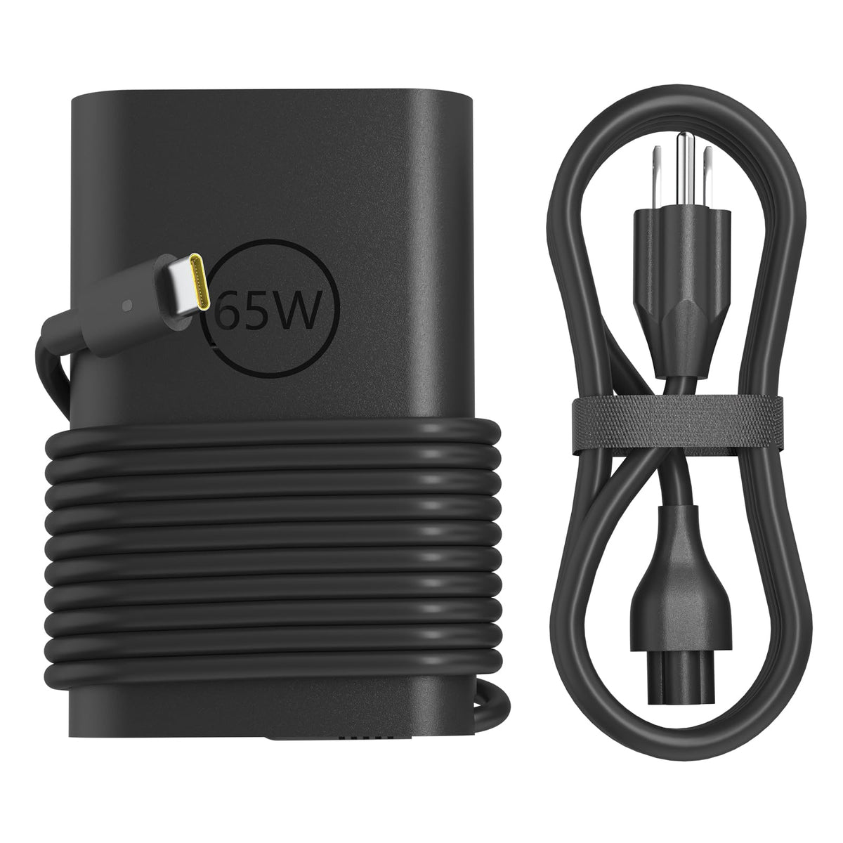 Aetdin 65W USB-C charger for Dell Inspiron on the go, compact and reliable