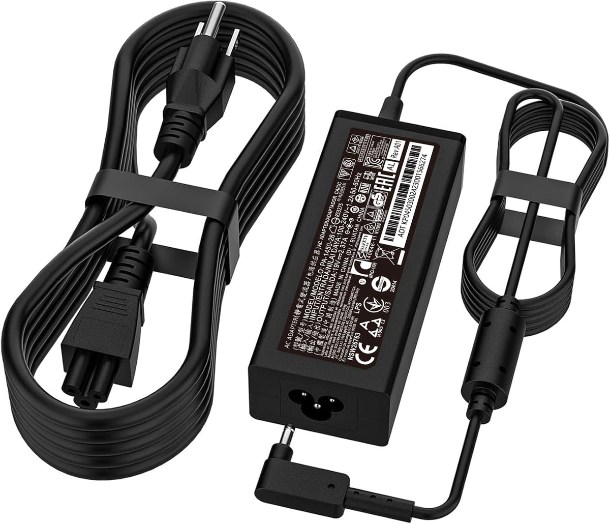 Aetdin 45W Acer charger compact design for travel