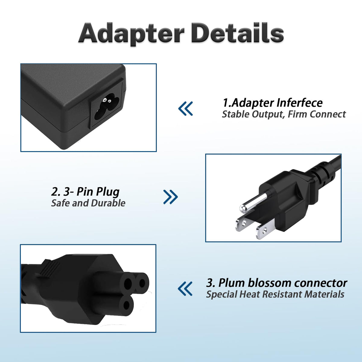 Compact, travel-friendly Acer 45W charger in your bag
