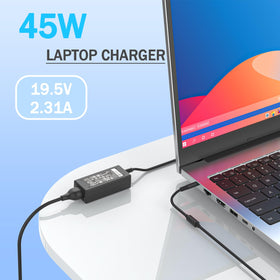 Aetdin charger compatible with Dell Inspiron and Latitude models.