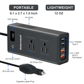 AeternaSol is ideal for camping, road trips, and mobile work.