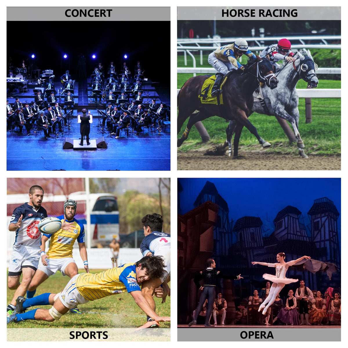 Aethrix in concert setting illustrating discreet use and enhanced viewing