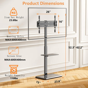 Afaloona stand rear cable management highlighting tidy cords and hidden channels