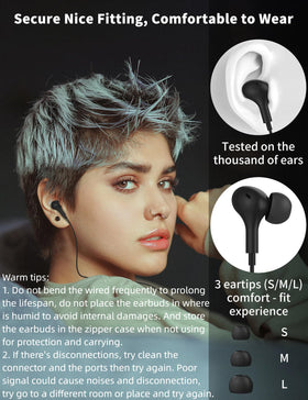 AFGHOA magnetic neck-cord earbuds prevent tangles during workouts