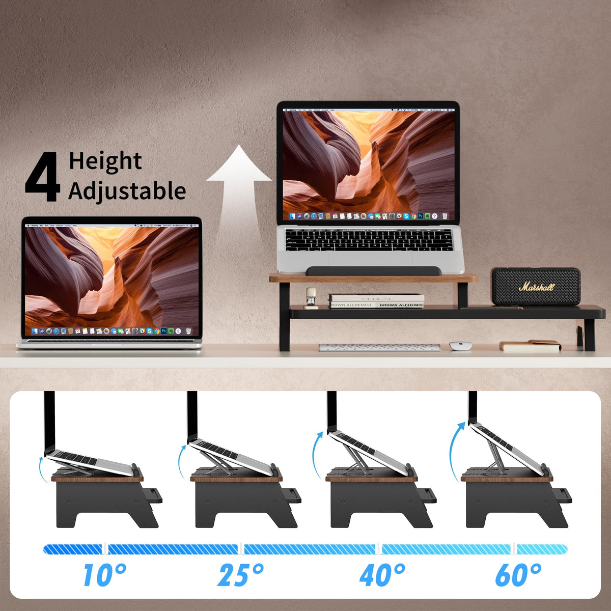 AFOOYO anti-wobble design ensures stable, steady support during use.
