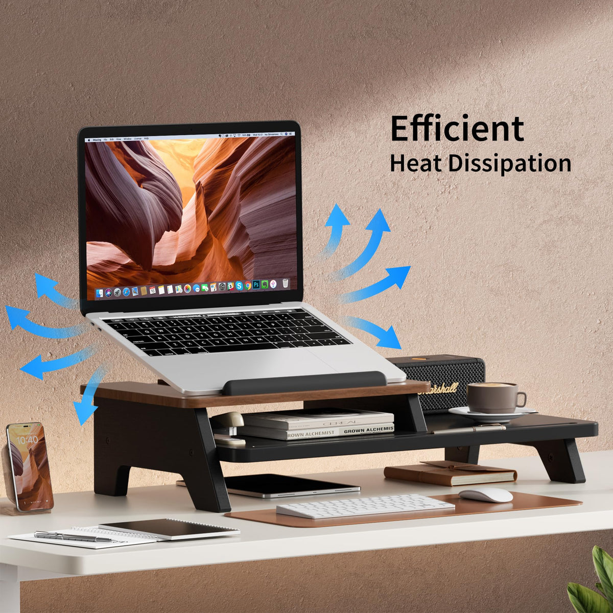 AFOOYO compatibility with MacBook, Dell, HP, Lenovo up to 15.6 inches.