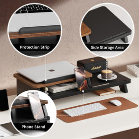 AFOOYO ventilated open design promotes airflow to cool devices.