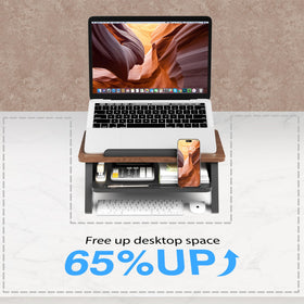 AFOOYO anti-scratch feet protect your desk while you type.