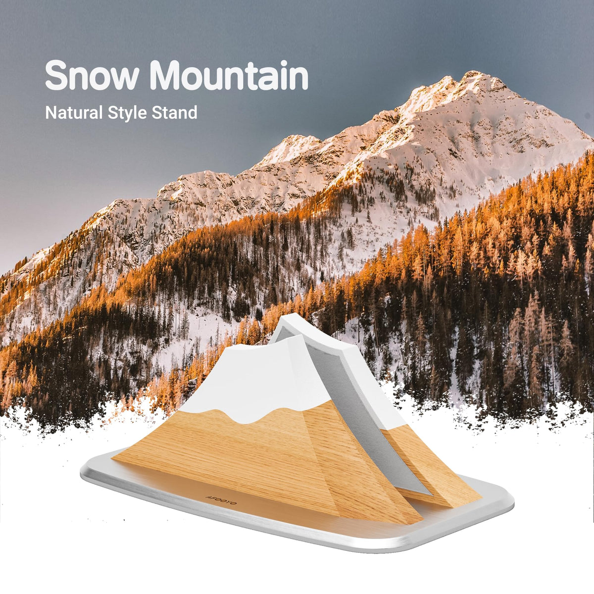 AFOOYO stand in a desk lifestyle scene enhancing organization and style benefit
