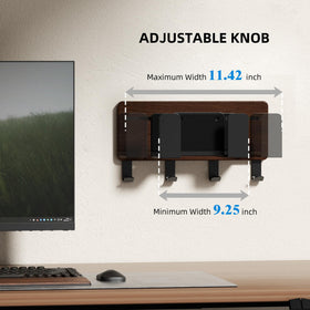AFOOYO side profile showing adjustable spacing fitting thin and thick devices