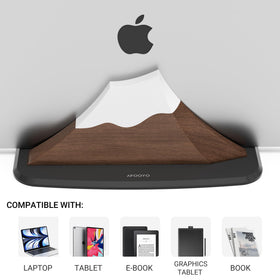 AFOOYO side profile showing snow peak silhouette for desk decor