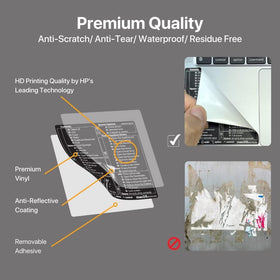 Afterplug peel-and-stick design allows easy application and clean removal without residue.