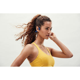 Aftershokz Aeropex multipoint Bluetooth connects with iOS and Android devices.