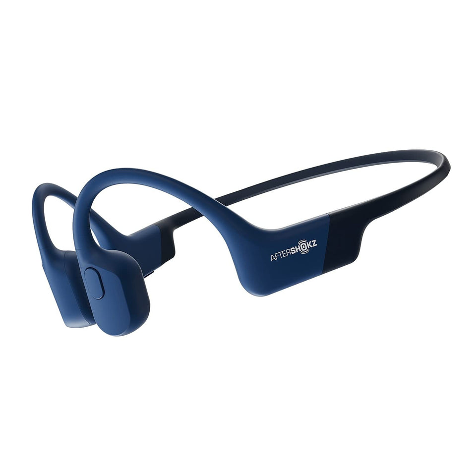 Aftershokz Aeropex open-ear design keeps you aware while enjoying audio.