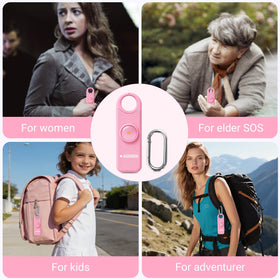 Built-in LED flashlight helps light steps, sidewalks, and parking lots.