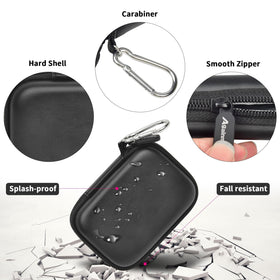 Againmore Plaud Note case mesh pocket stores cables neatly