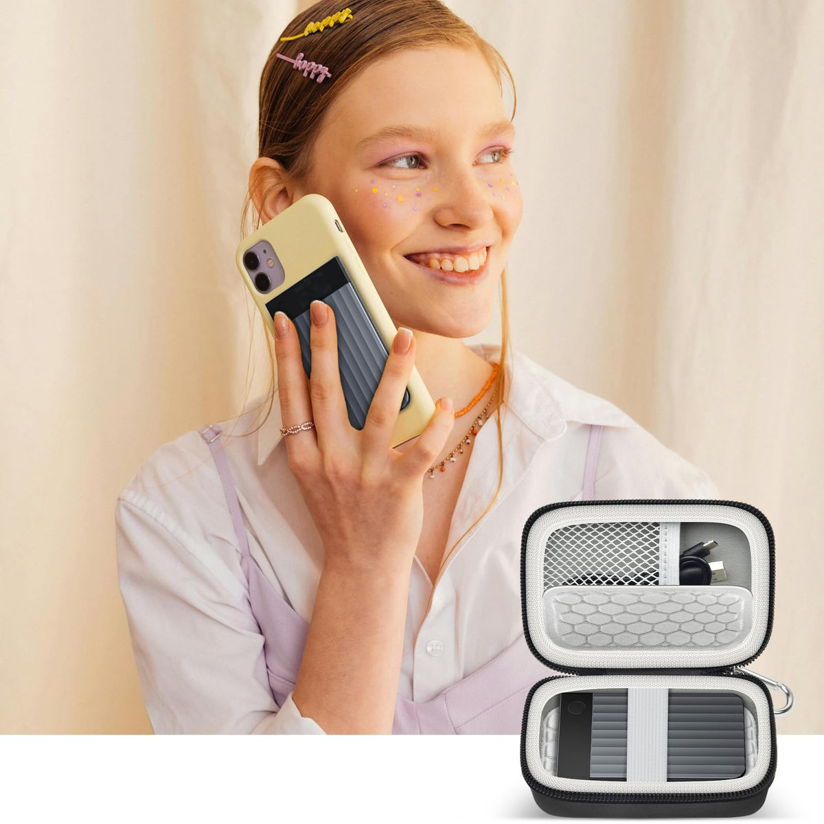 Againmore Plaud Note case quick-zip access for fast retrieval