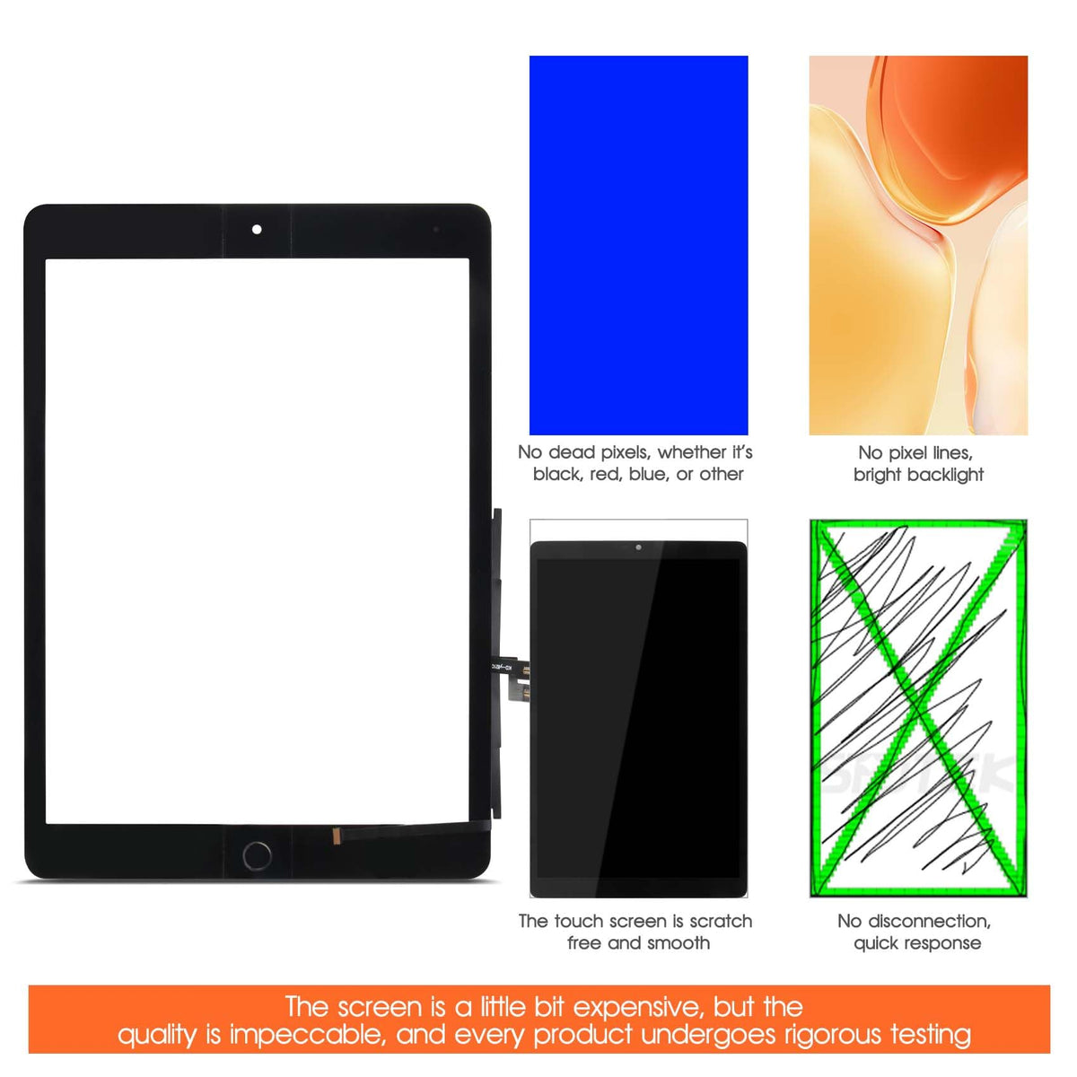 AGCUT tempered film protector applied for immediate screen scratch protection