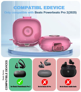 Built-in keychain attachment for easy everyday carry with Beats Powerbeats Pro 2.