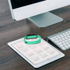 AGGDSH black white teal bands displayed together offering color variety and styling options
