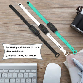 AGGDSH band next to ruler showing adjustable 5.5–7.5 inch fit for accurate sizing