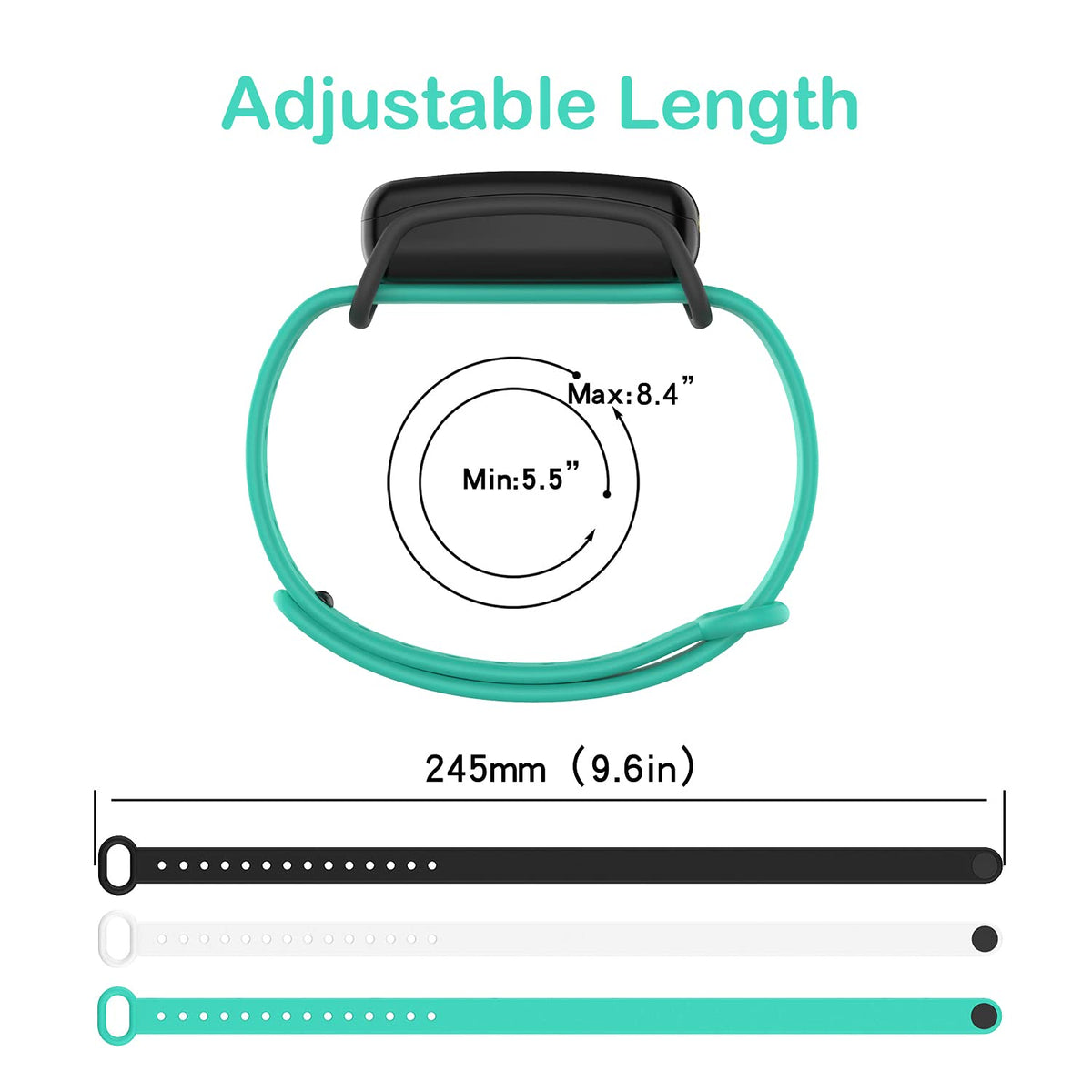 AGGDSH black band worn on wrist demonstrating comfortable fit and everyday style