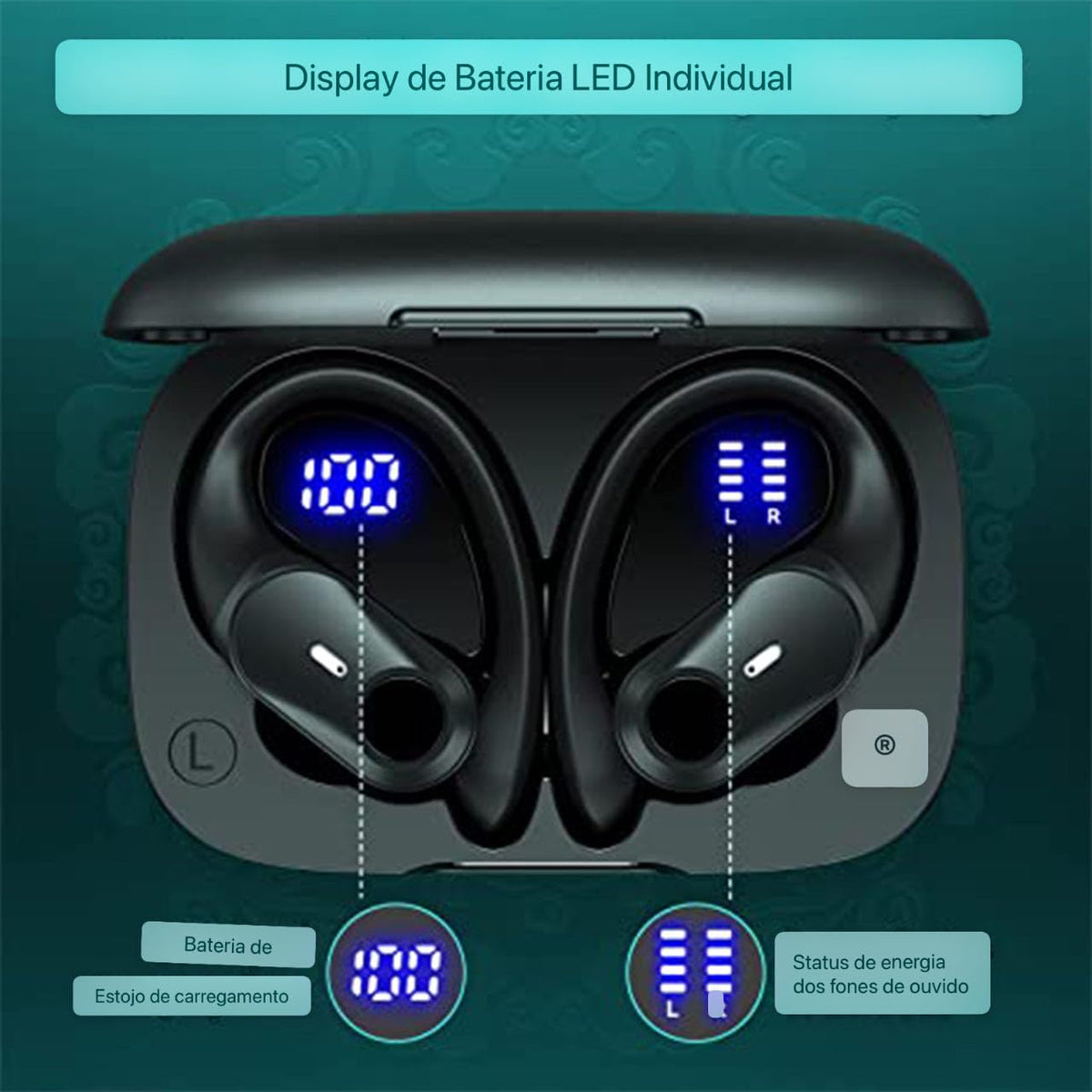 AGKG123 case digital display closeup showing battery numbers for fast planning