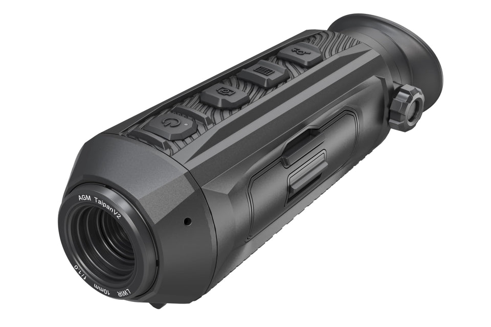 AGM Taipan V2 thermal monocular front view for quick target acquisition in the dark