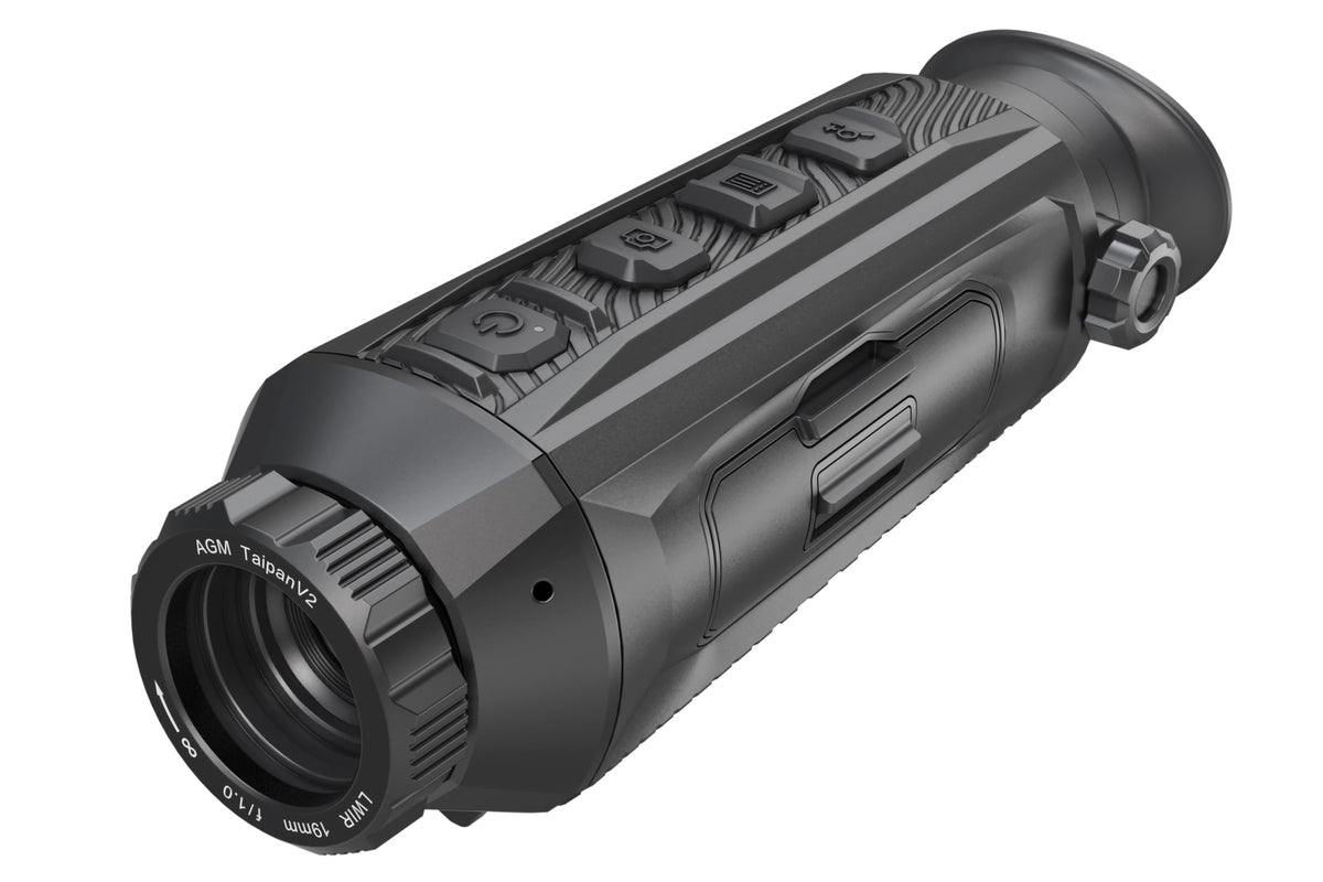 AGM Taipan V2 thermal sensor delivers crisp, high-contrast detections in low light.
