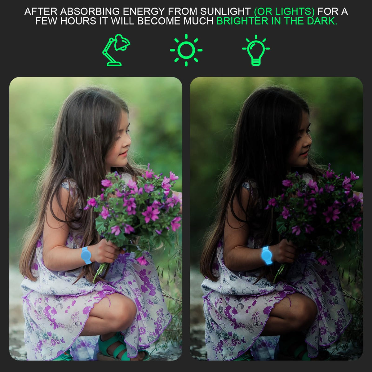 AGMZ AirTag Kids Bracelet buckle closeup, secure fit helps prevent loss.