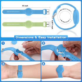AGMZ Soft silicone strap texture, sweat-proof and easy to clean.