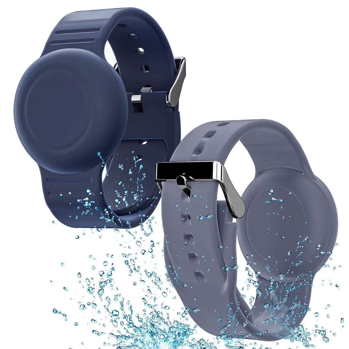 AGMZ AirTag bracelet on a child's wrist, comfortable and secure for daily wear.