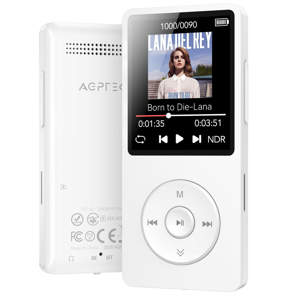 AGPTEK A02 front view showing buttons and screen for easy control
