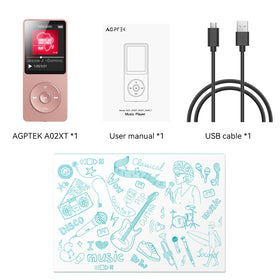 AGPTEK A02 in runner's hand during jog, durable and exercise-friendly